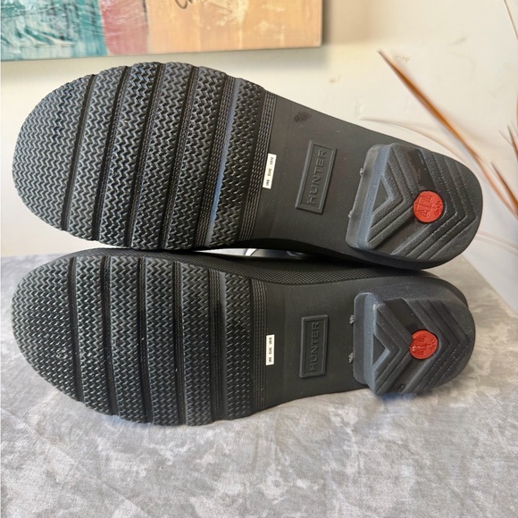 Hunter Classic  Chelsea Black Ankle Boots Size 10 - Picture 8 of 16